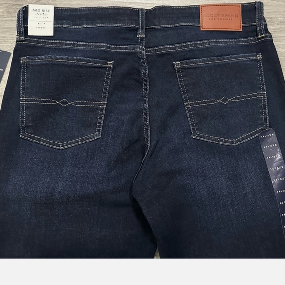 Lucky Brand Mid Rise Straight Jeans 14/34 R NWT - Picture 10 of 10